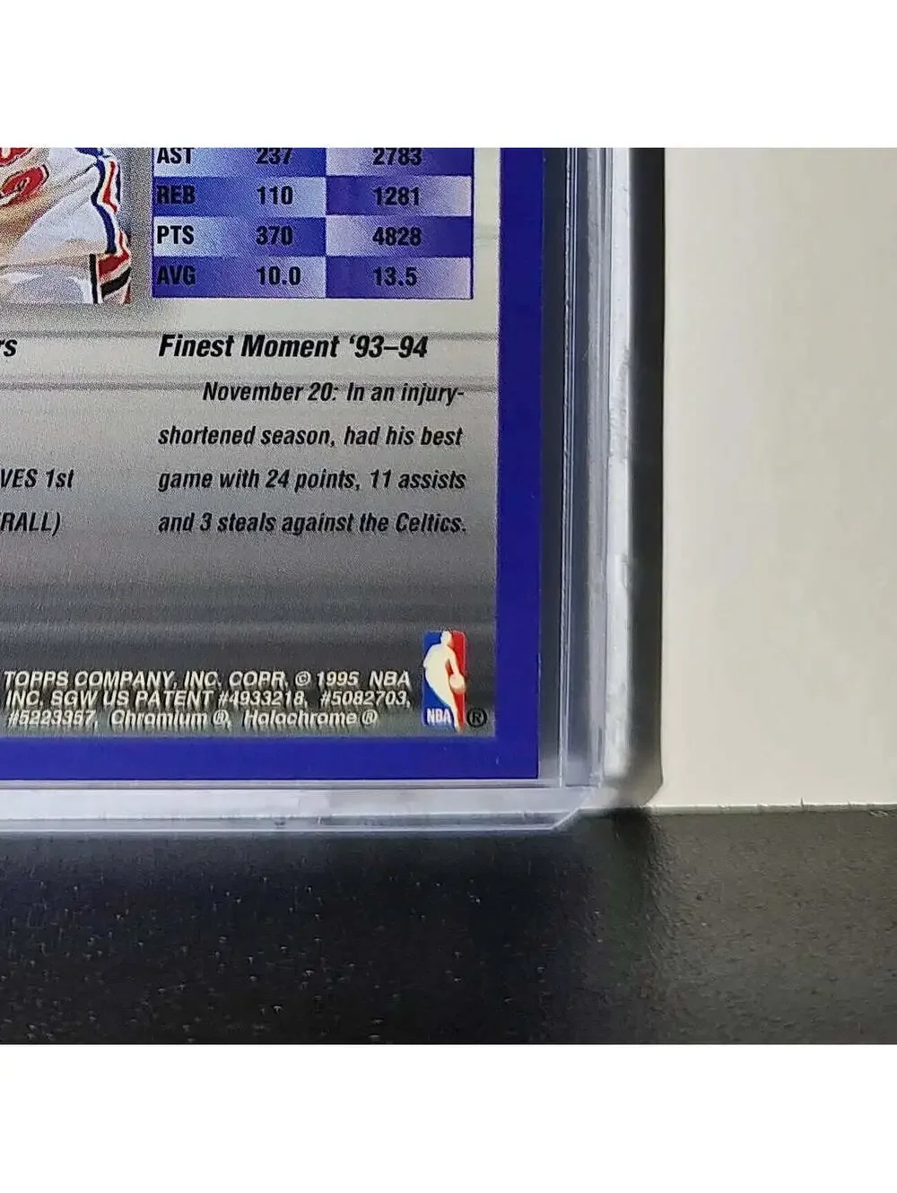 Pooh Richardson 1994-95 Topps Finest #312 Basketball Card